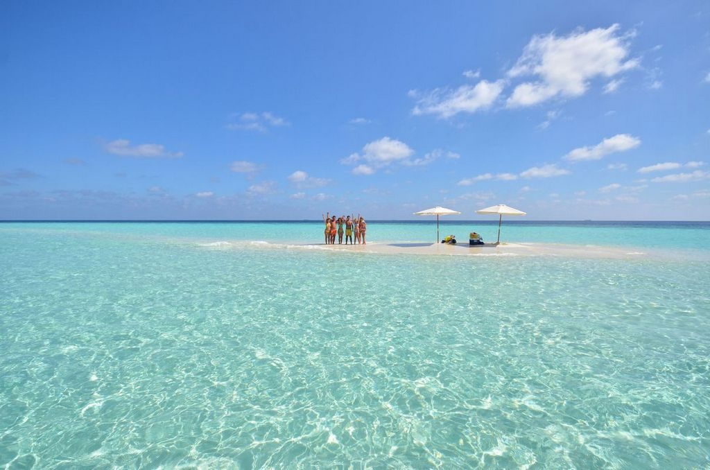 Sand Bank Picnic Maldives Vacation